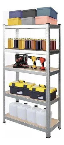 Estanteria Metalica Reforzada 5 Niveles 180x90x40 cm para Bodega y Taller-4