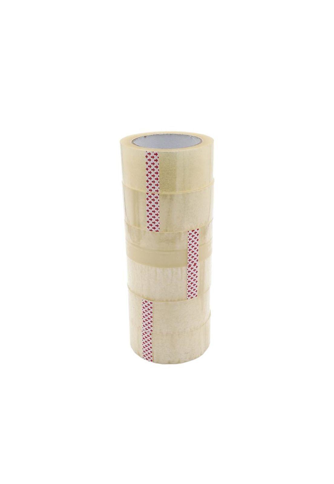 PACK 6 SCOTCH CINTA DE EMBALAJE 100 METROS 40 MIC 4,5 CM ANCHO-1