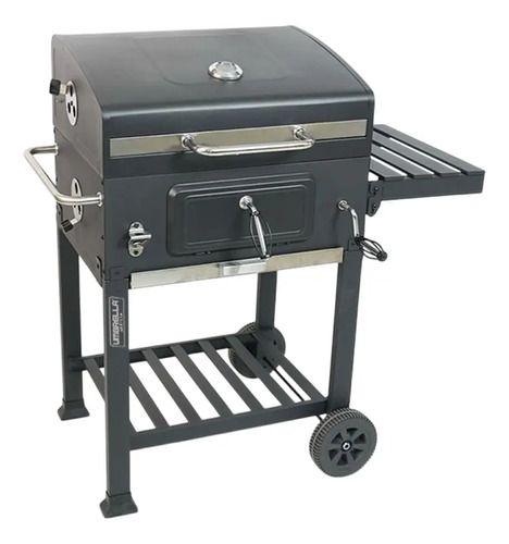 Parrilla a Carbón BBQ Heavy Duty Ruedas y bandeja Umbrella Grill-5