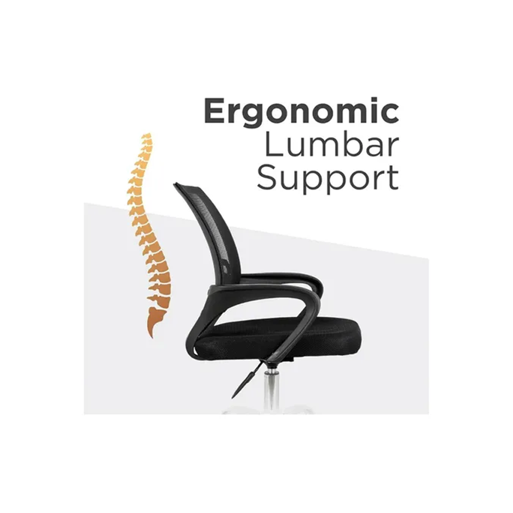  SILLA EJECUTIVA ESCRITORIO ERGONOMICA BASIC NEGRA-3