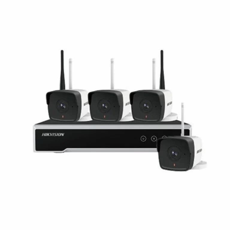 KIT 4 Camaras WiFi 2MP IR30M + Disco Duro 1TB NK42W0H-1T(WD)(B) Hikvision-0