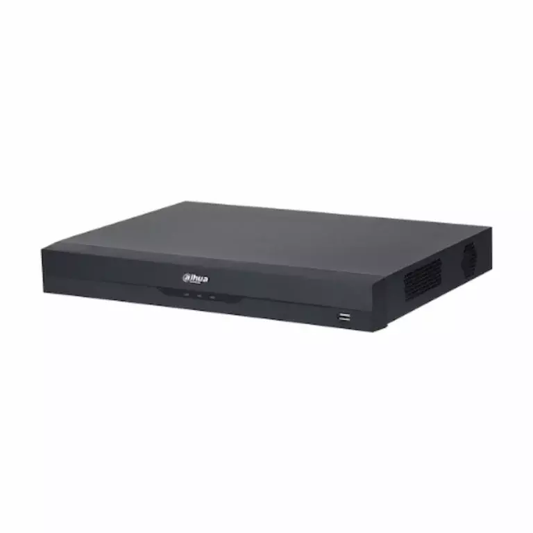 NVR Dahua 32 canales soporta 2 HDD hasta 16TB IA Perimetral protecction ANPR, FD, FR-1