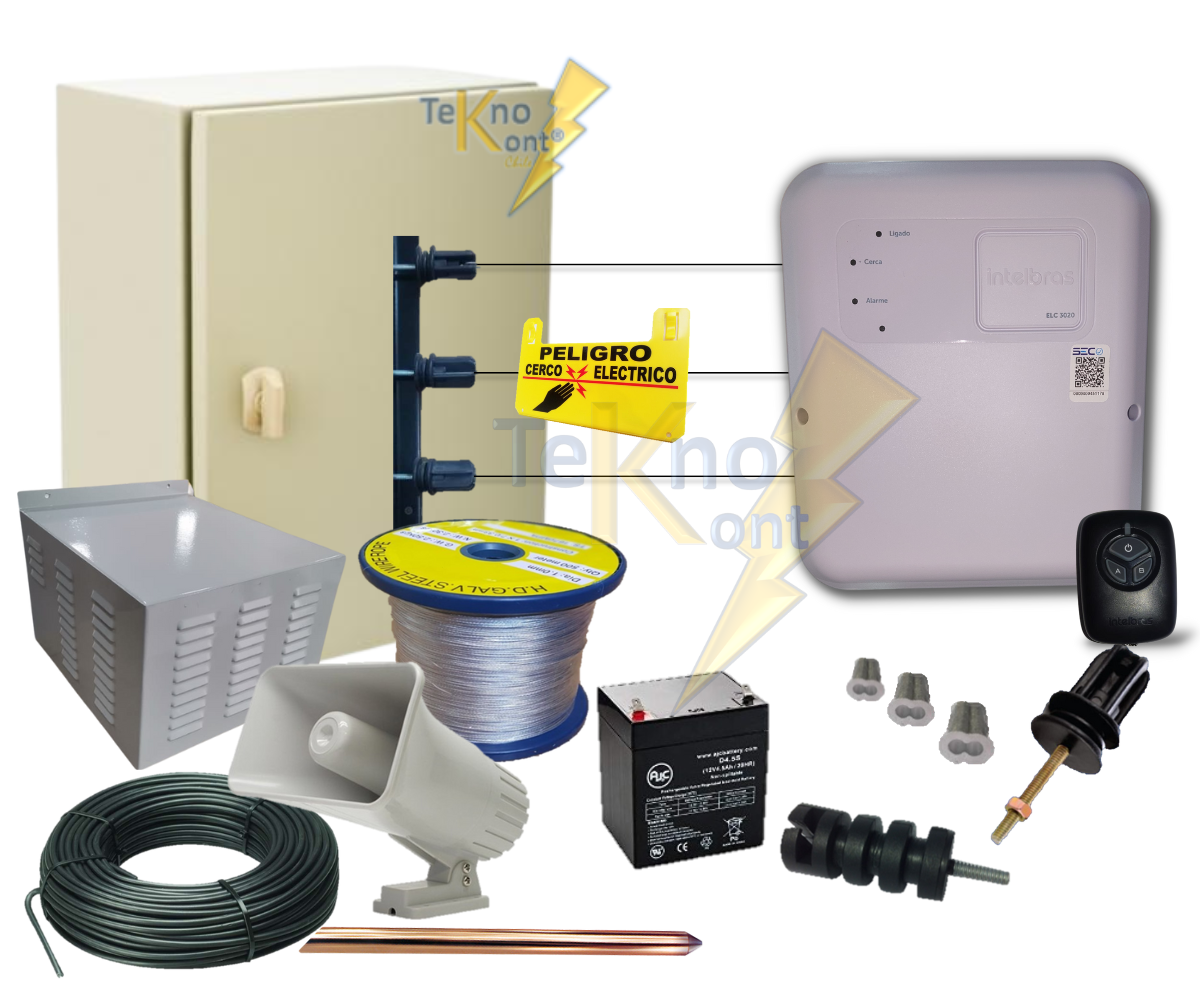 Kit 250 Metros Full Cerco Eléctrico Intelbras-0