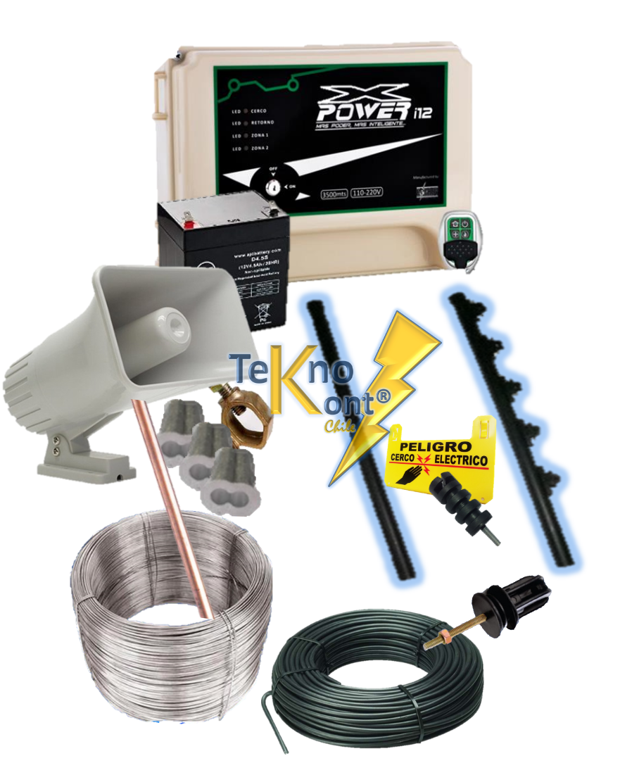 Kit 165 metros Cerco Eléctrico HAGROY-0