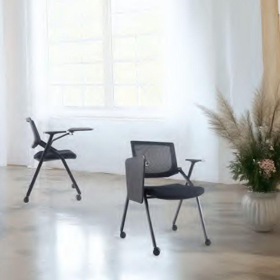 Silla Universitaria Elba con ruedas y paleta-4