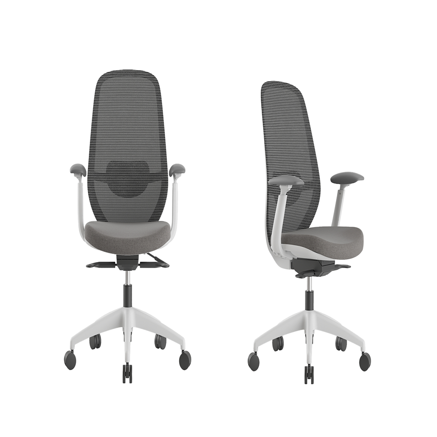 Silla Profesional Budi Gris sin cabecero-2