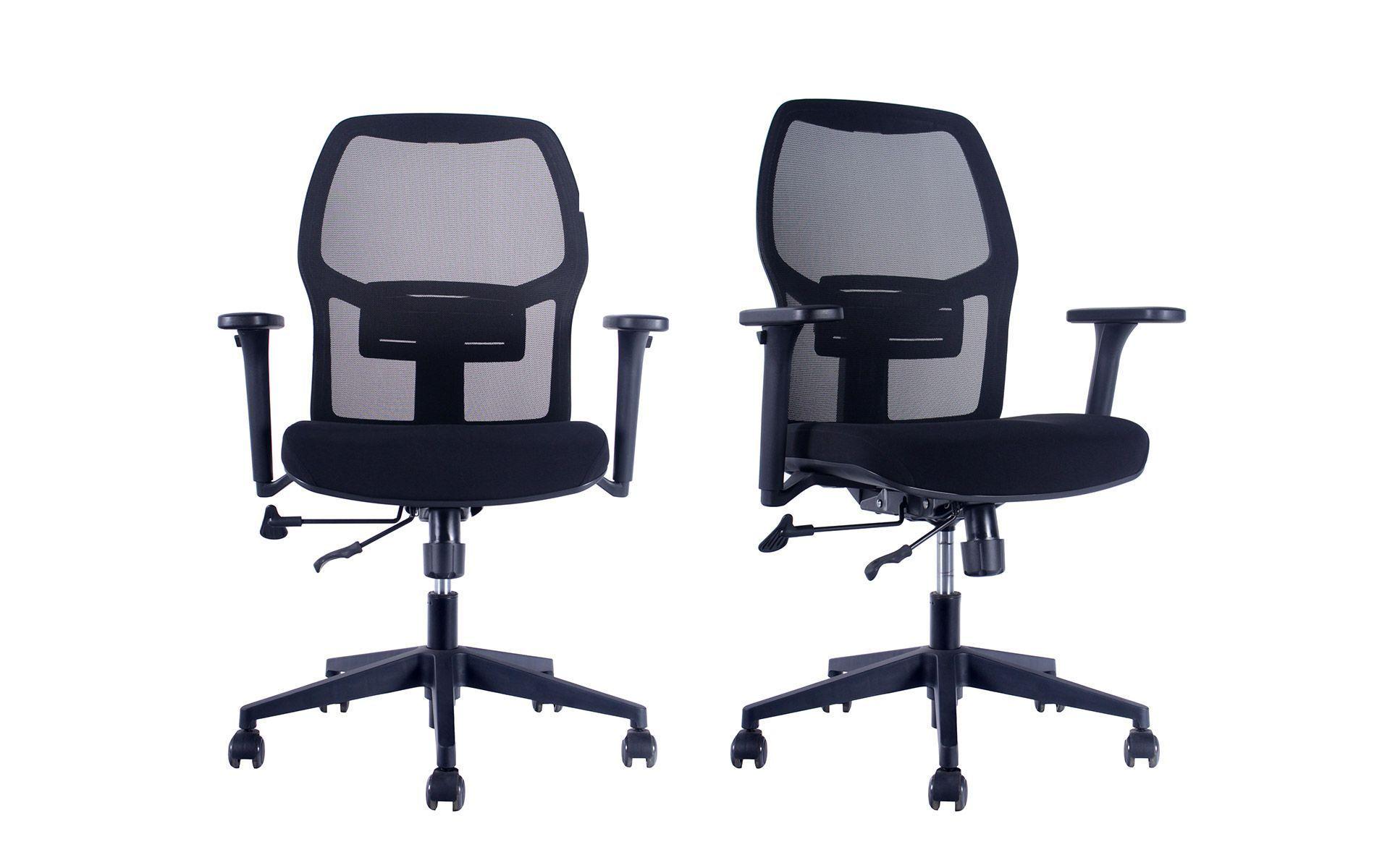 Silla Profesional Andes con base cromada y cabecero-2