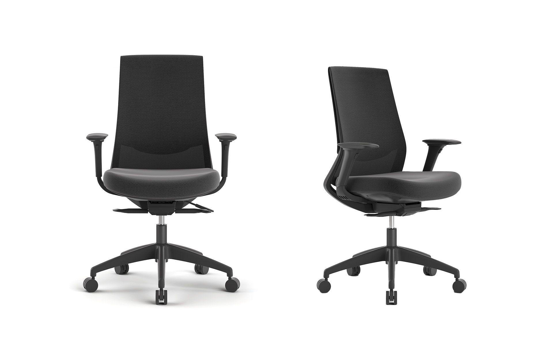 silla profesional Ness gris malla coral-8