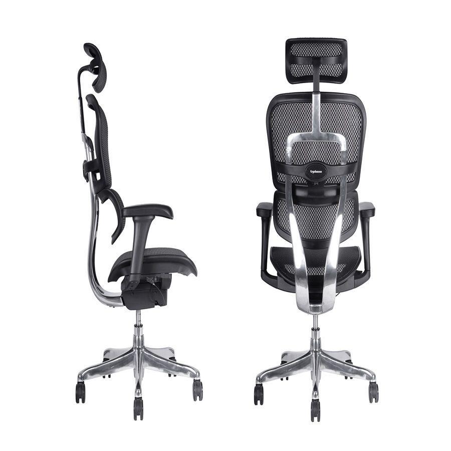 Silla Escritorio Profesional Ergohuman Fit Malla con Perchero-2