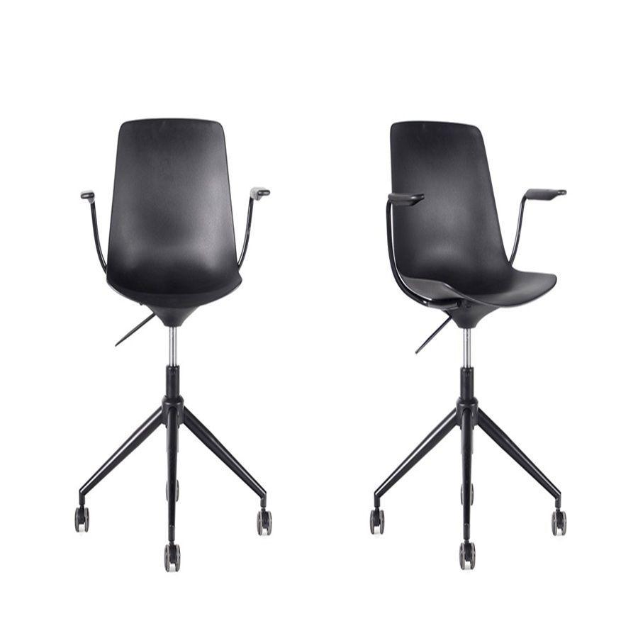 Silla escritorio tradicional Joga Giratoria Gris-2