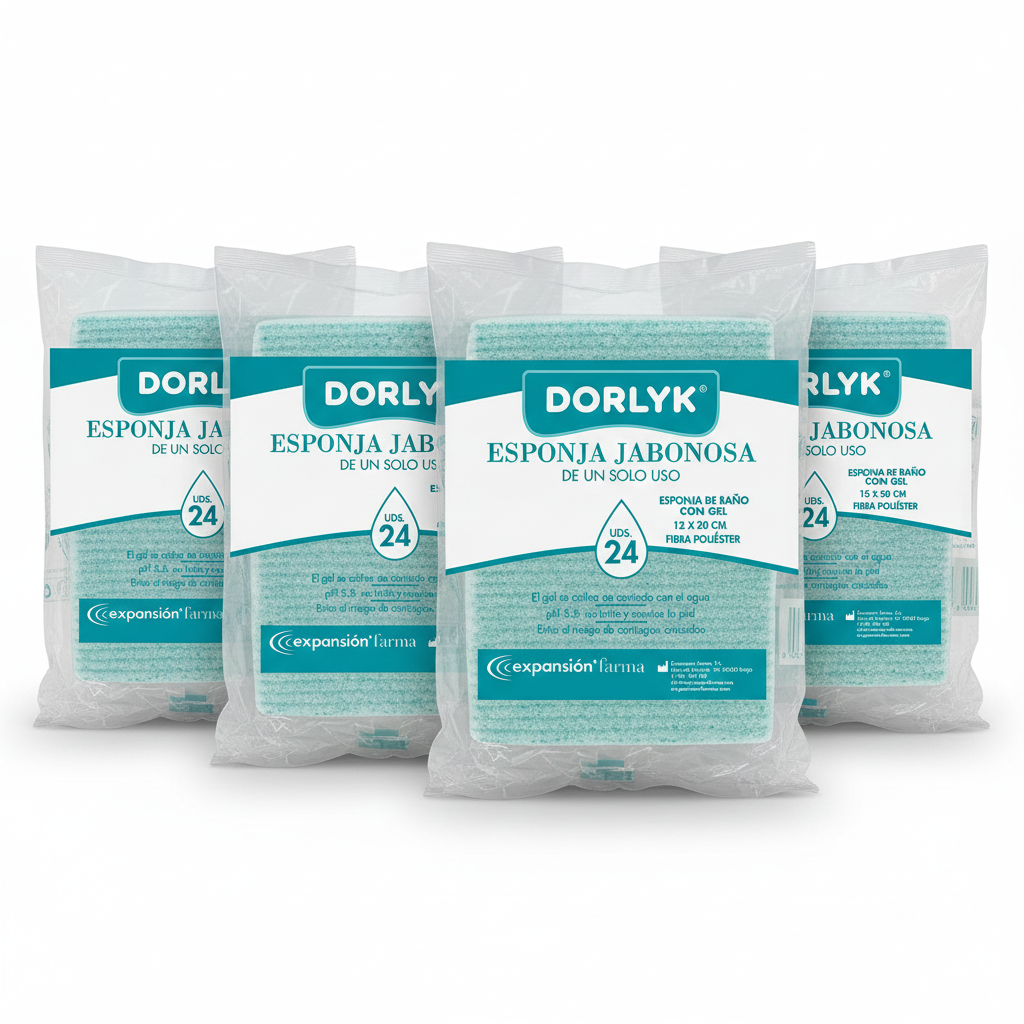 Esponja Jabonosa Desechable Dorlyk 96 unidades-3