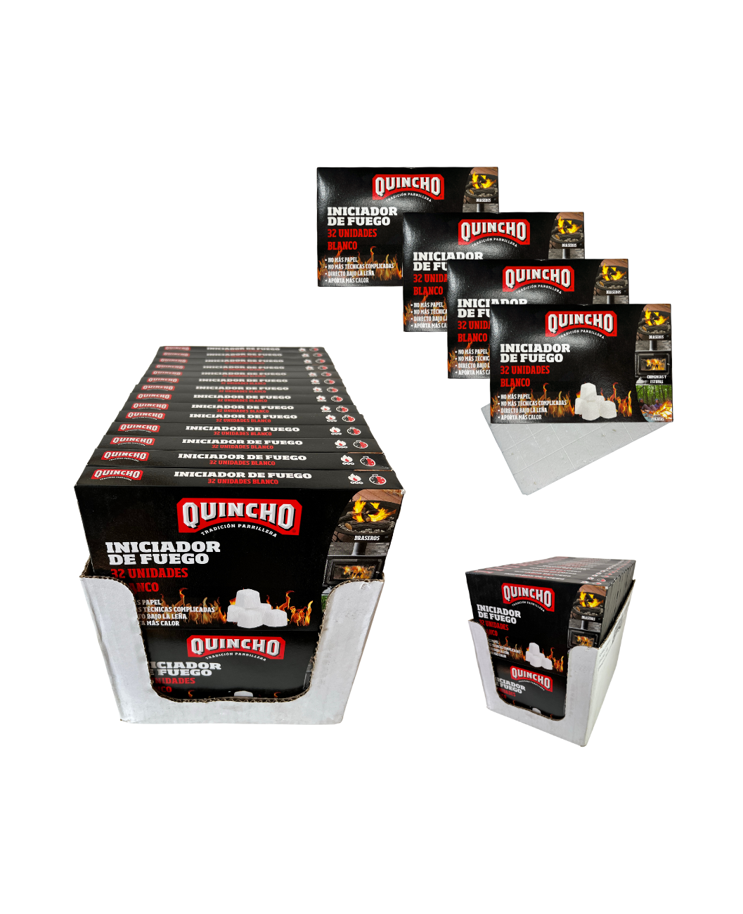 Iniciador De Fuego Para Parrilla Chimenea Caja Master White-0