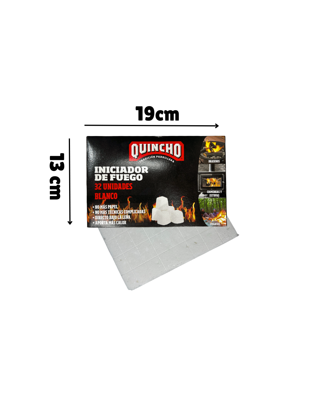Iniciador De Fuego Para Parrilla Chimenea Caja Master White-2