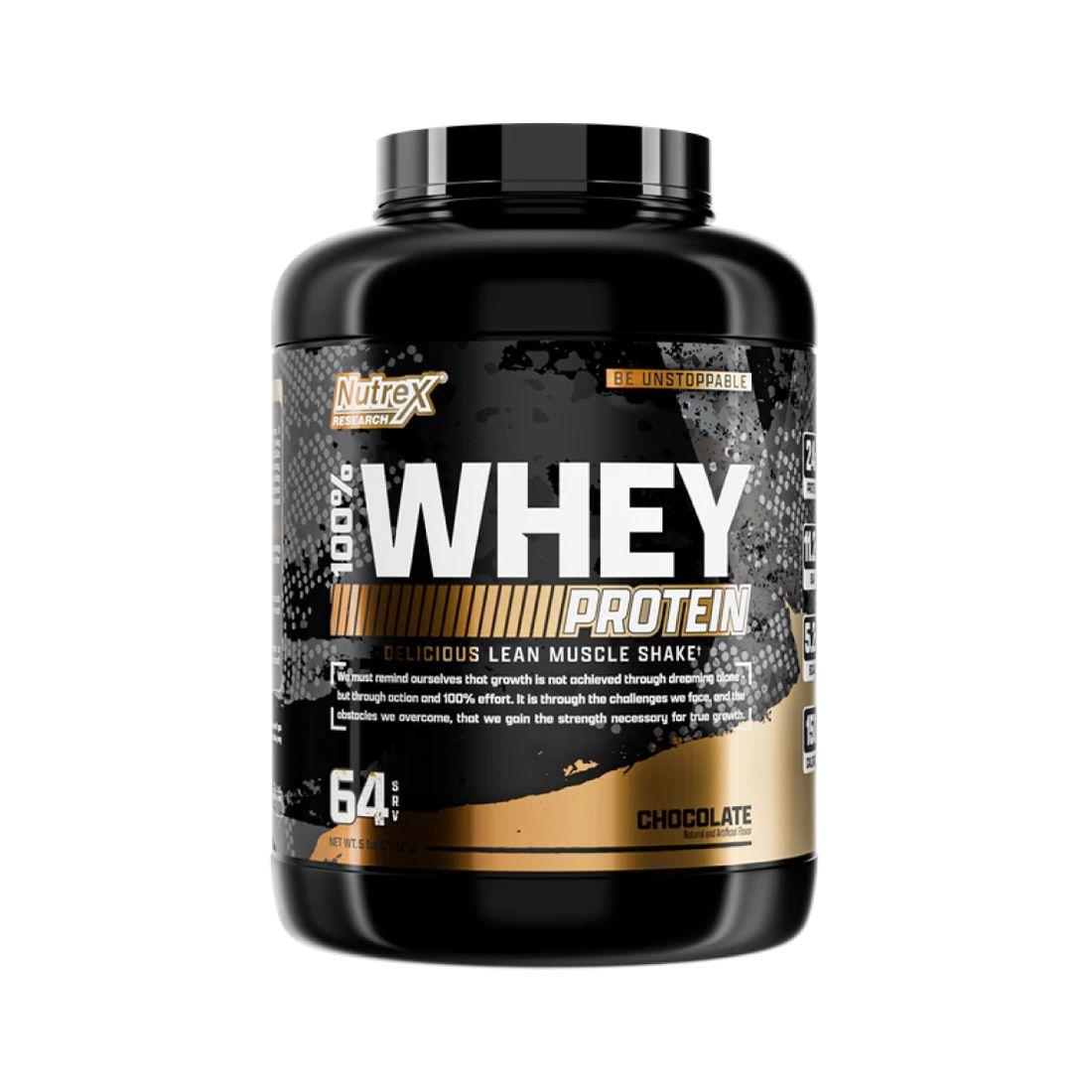 100% Whey  5 lbs Chocolate - Nutrex-0