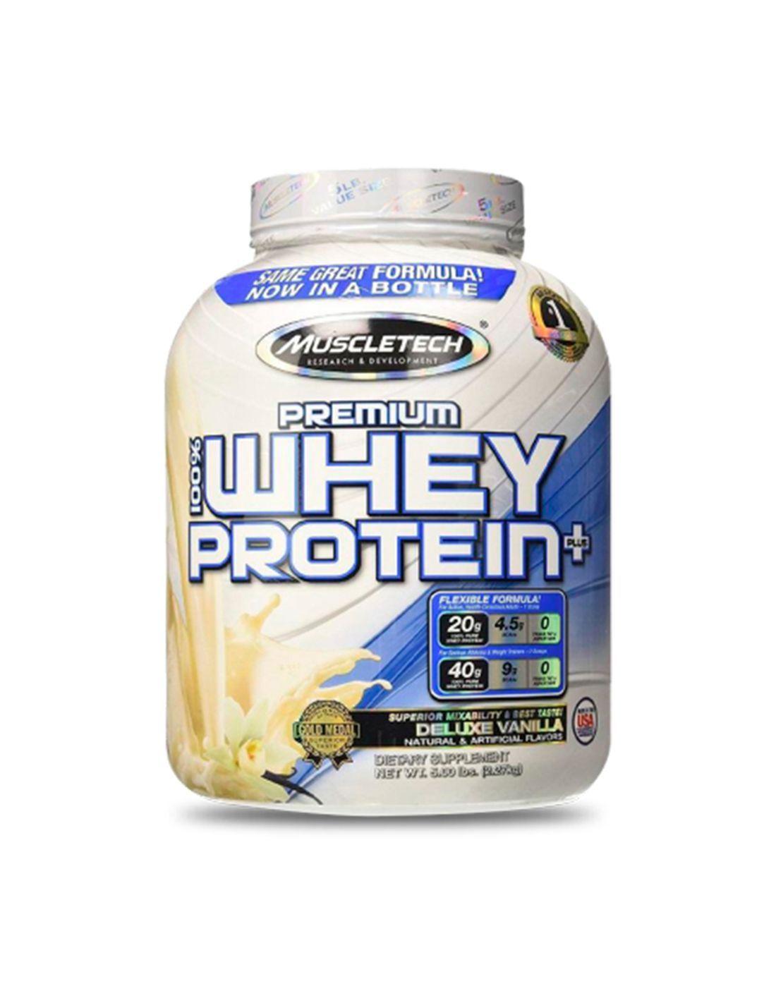 100% Whey Protein Plus 5 lbs - Muscletech Deluxe Vainila-0