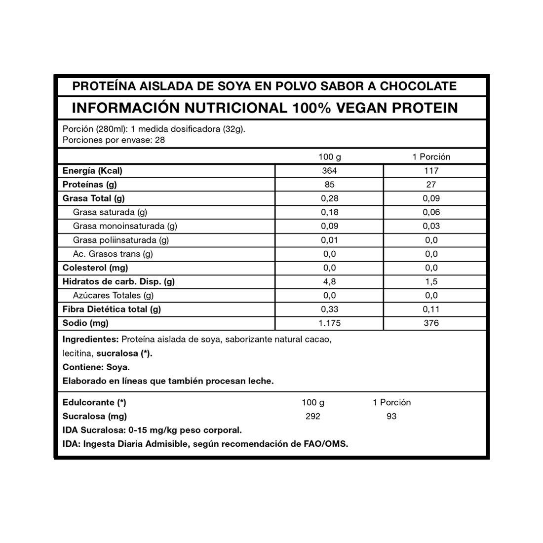 Vegan Protein 2LB - Foodtech Cacao-1