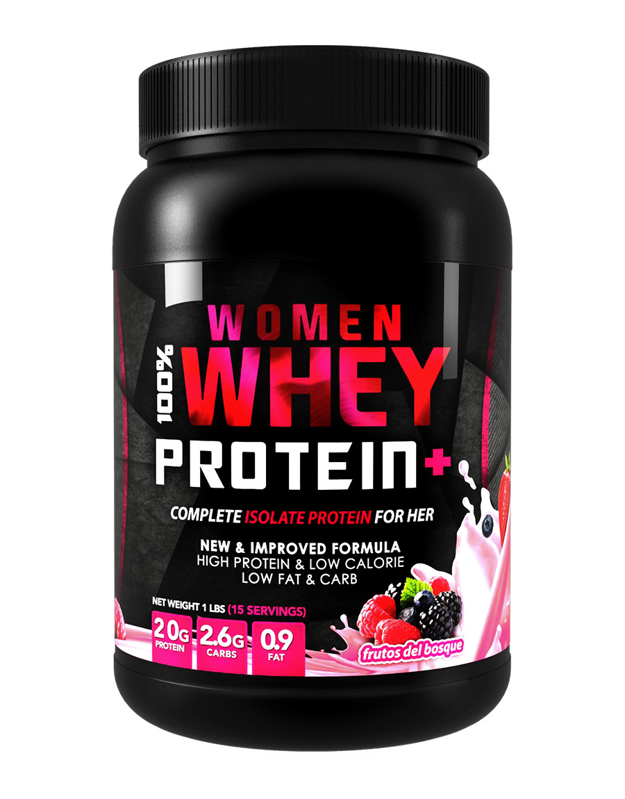 100% Women Whey 1lbs - Frutos del bosque-0