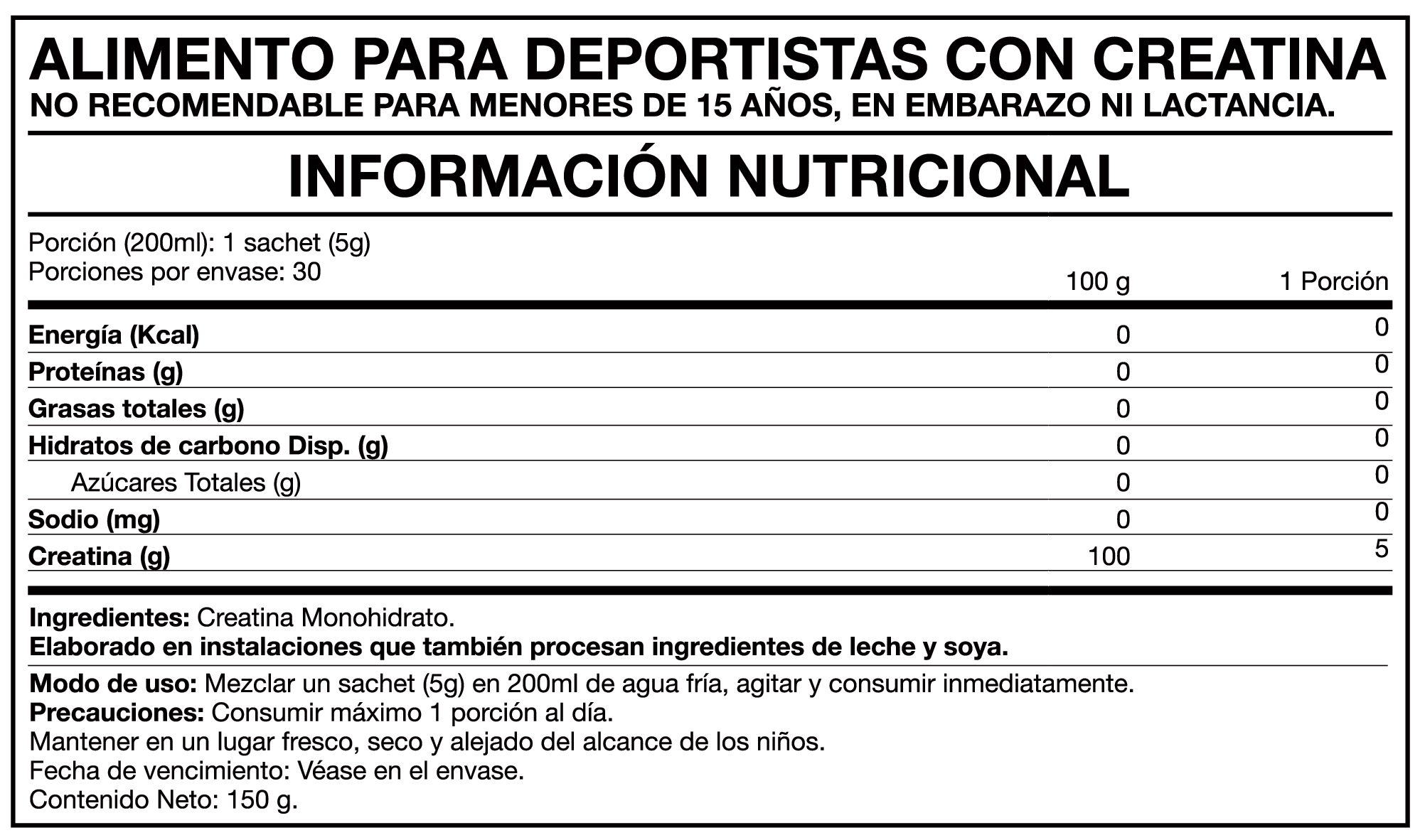 Creatine 100% Pure Monohydrate 30 Sachet - Foodtech-2