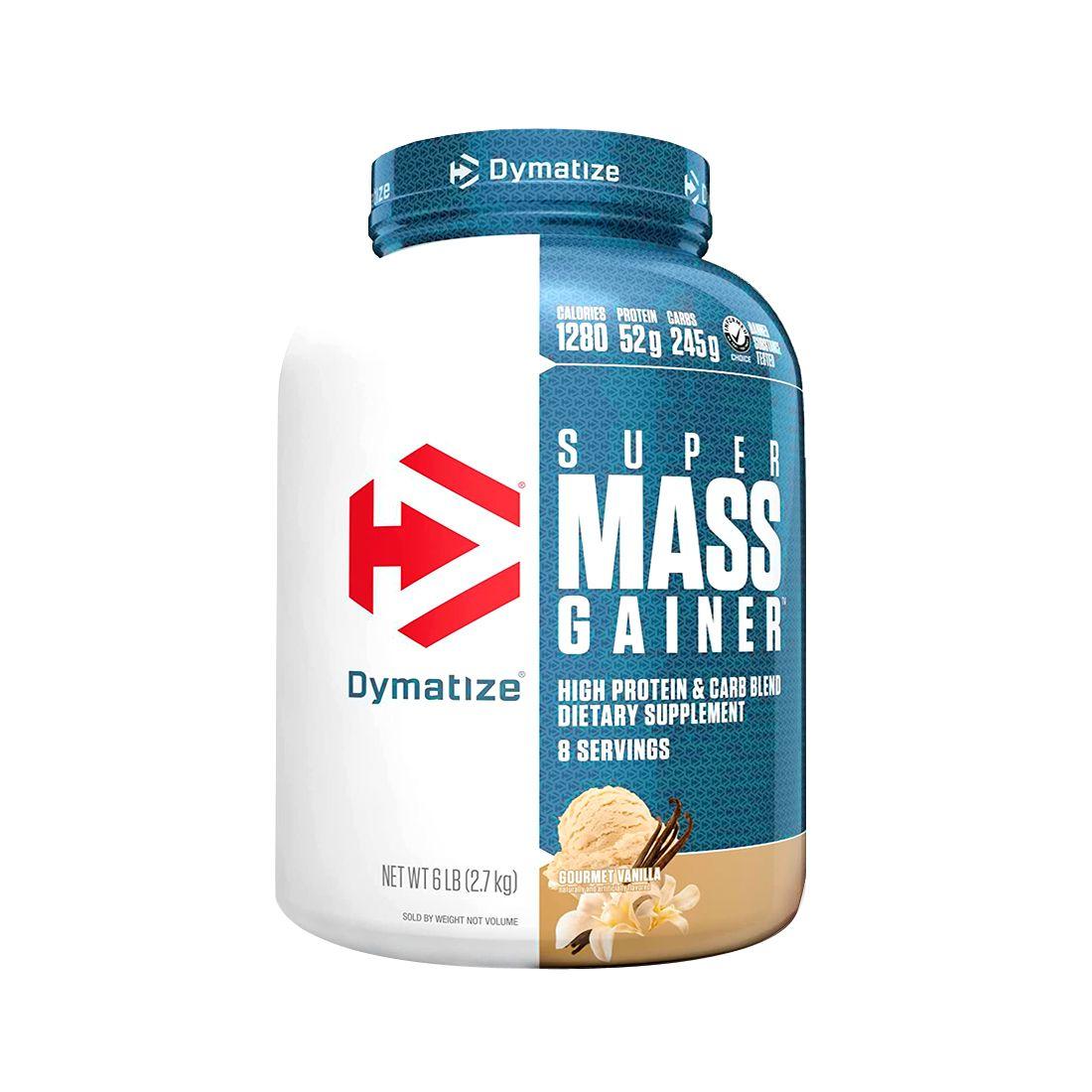 Super Mass Gainer 6 lbs Vainilla Cream - Dymatize-0