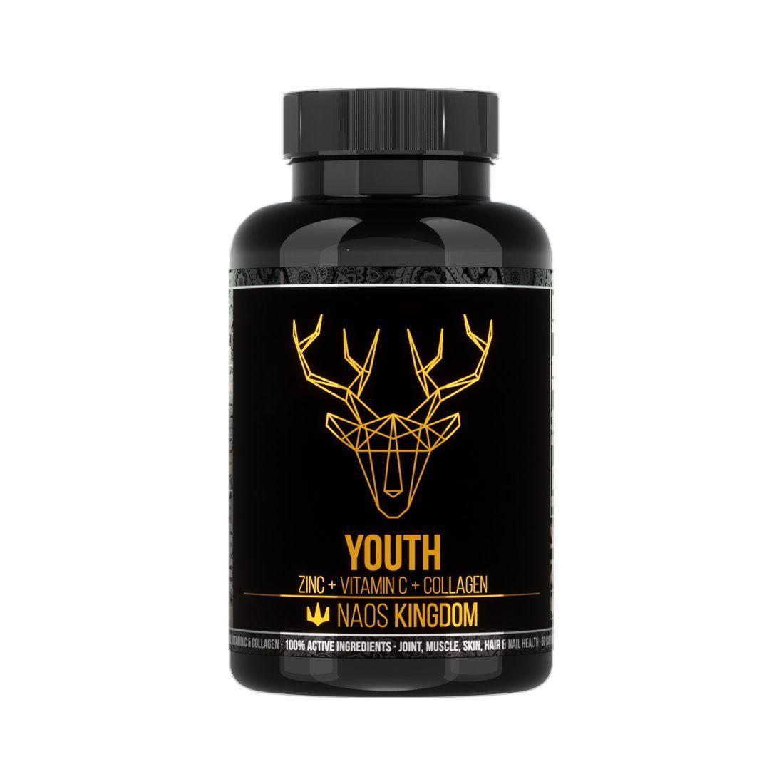 DEER YOUTH ZINC + VITAMINA C + COLÁGENO 30 CAPS - NAOS KINGDOM-0