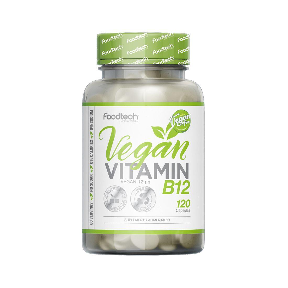 Vegan Vitamin B12 120 caps - Foodtech -0
