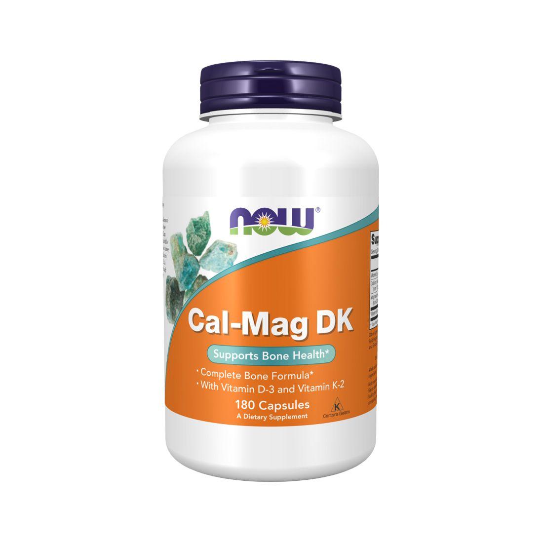 Cal-Mag DK 180 caps - Now Foods-0
