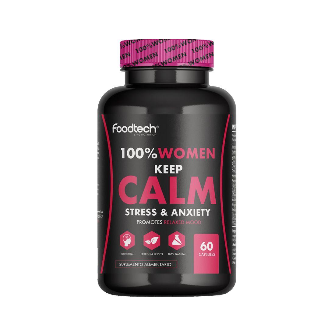 100% Women Keep Calm 60 caps - Foodtech-0