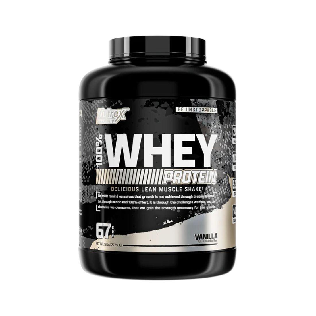 100% Whey  5 lbs Vainilla - Nutrex-0