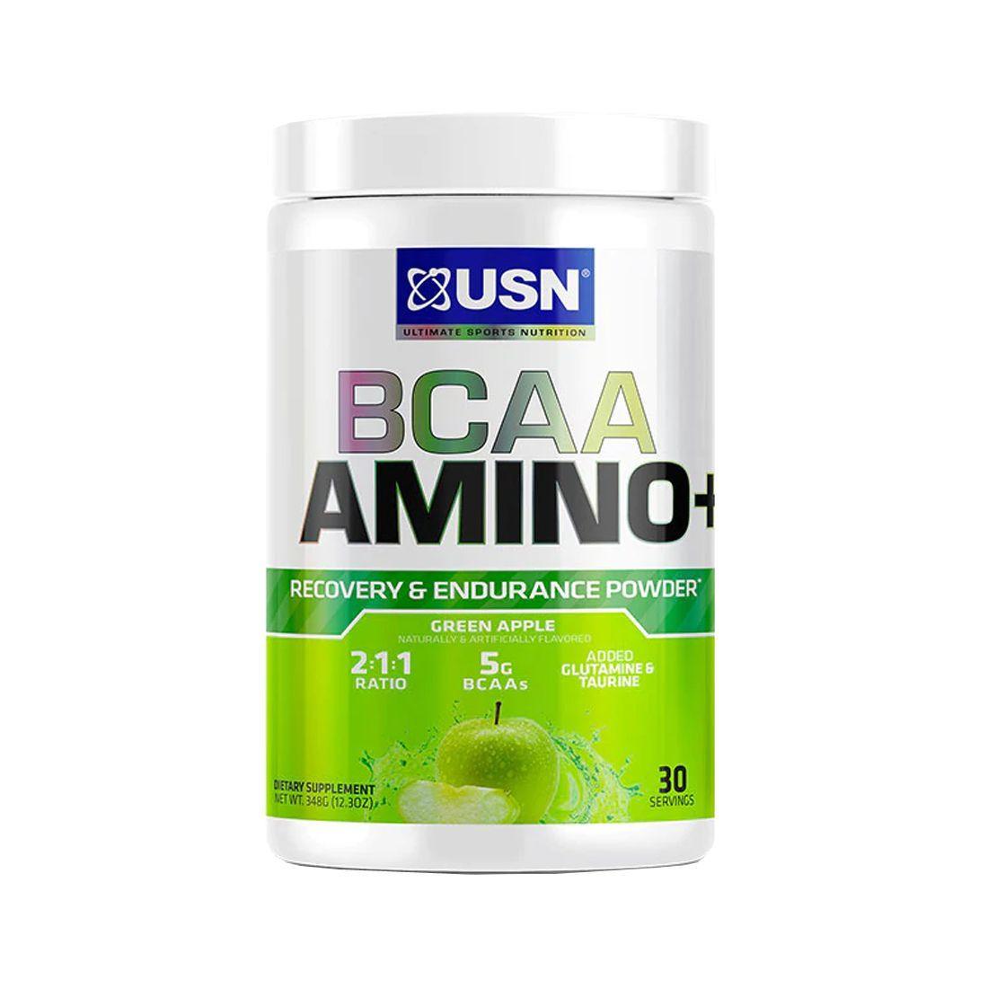 BCAA Amino + 30 svs - USN Green Apple-0