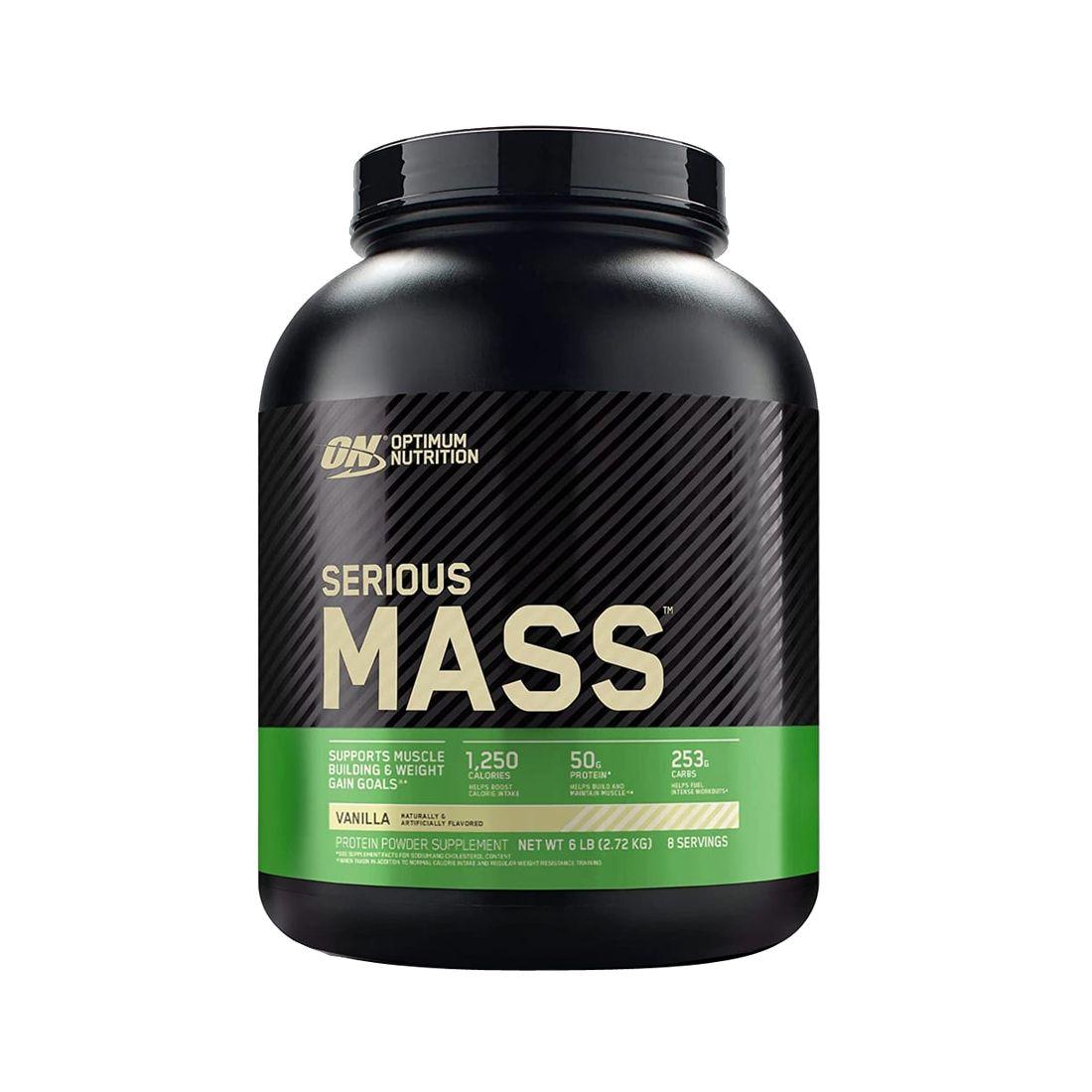 Serious Mass 6 lbs - Optimun Nutrition Vainilla-0