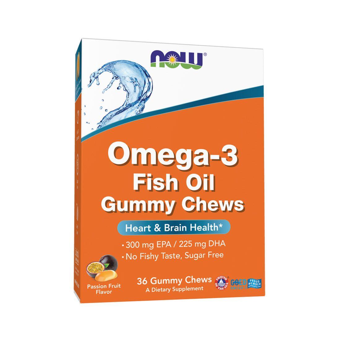 Omega-3 Fish oil Gummy 36 unid - Now Foods-0