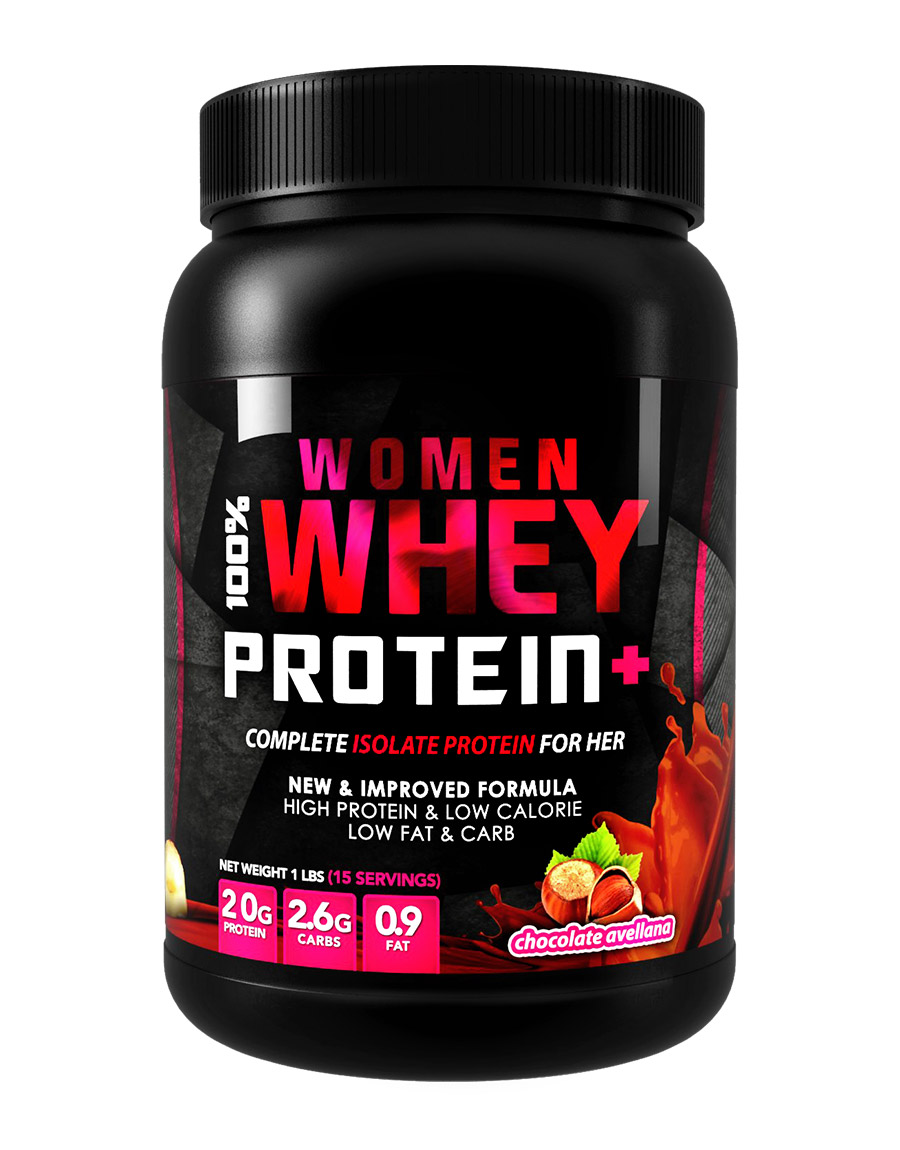 100% Women Whey 1lbs - Chocolate Avellana-0