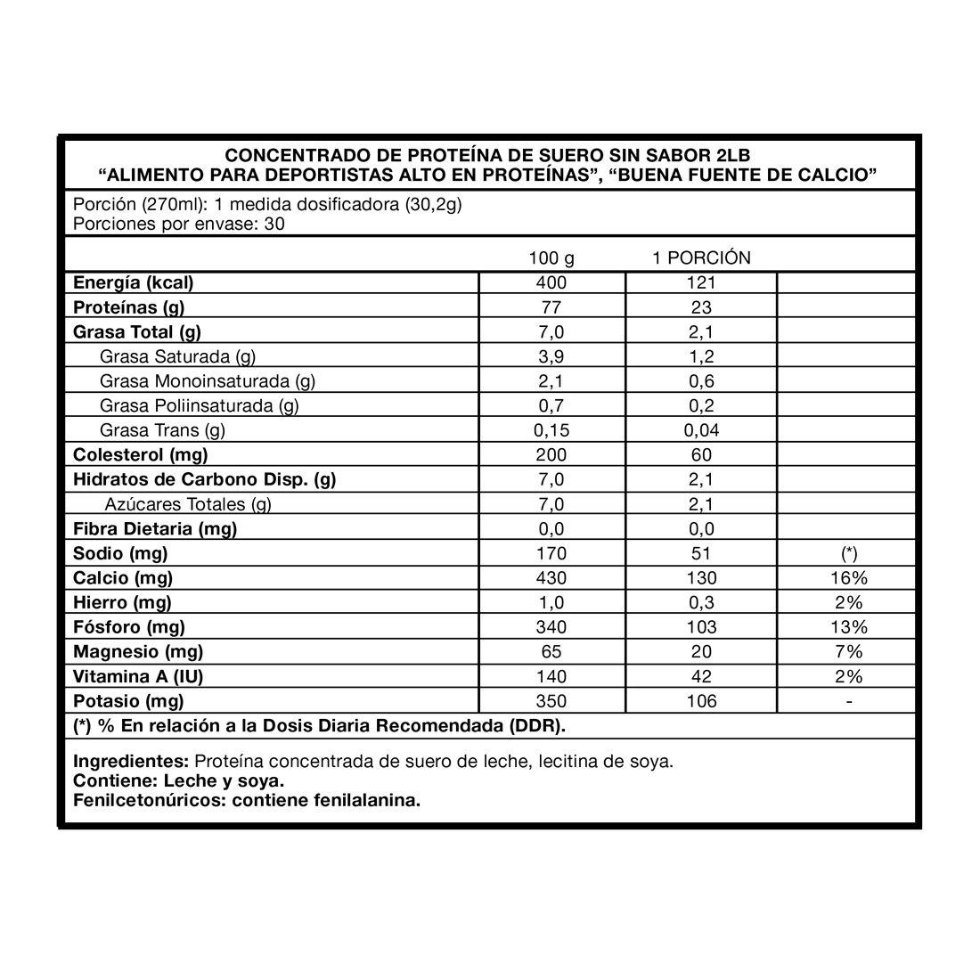 WPC80 100% Whey Protein 2lbs - Foodtech-1