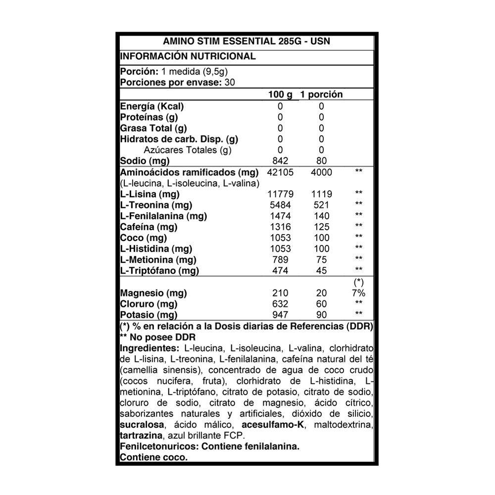 AMINO STIM ESSENTIAL 30 svs - USN Green Apple-1