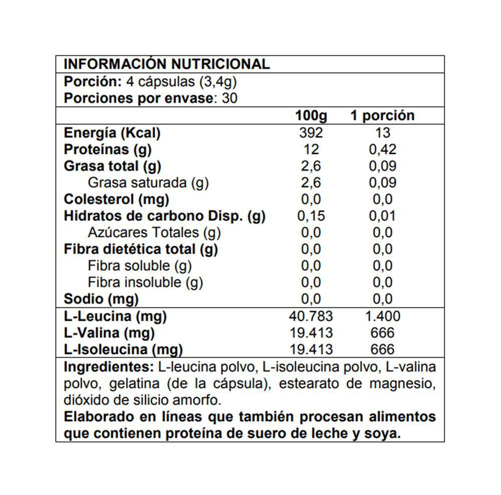Bcaa 120 Caps - Scientific Body-1