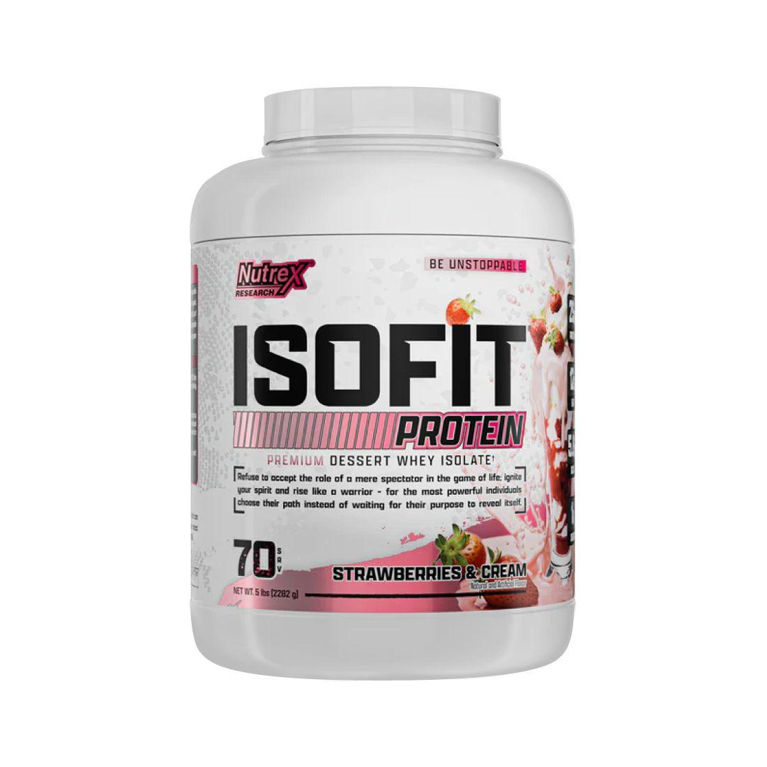 Isofit 5lbs Strawberry and cream - Nutrex-0
