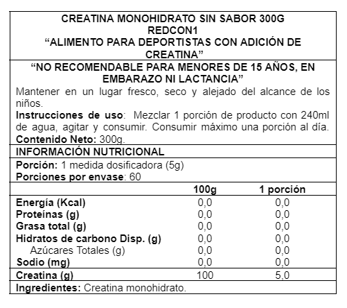 Creatine Monohydrate 60 serv - Redcon1-1
