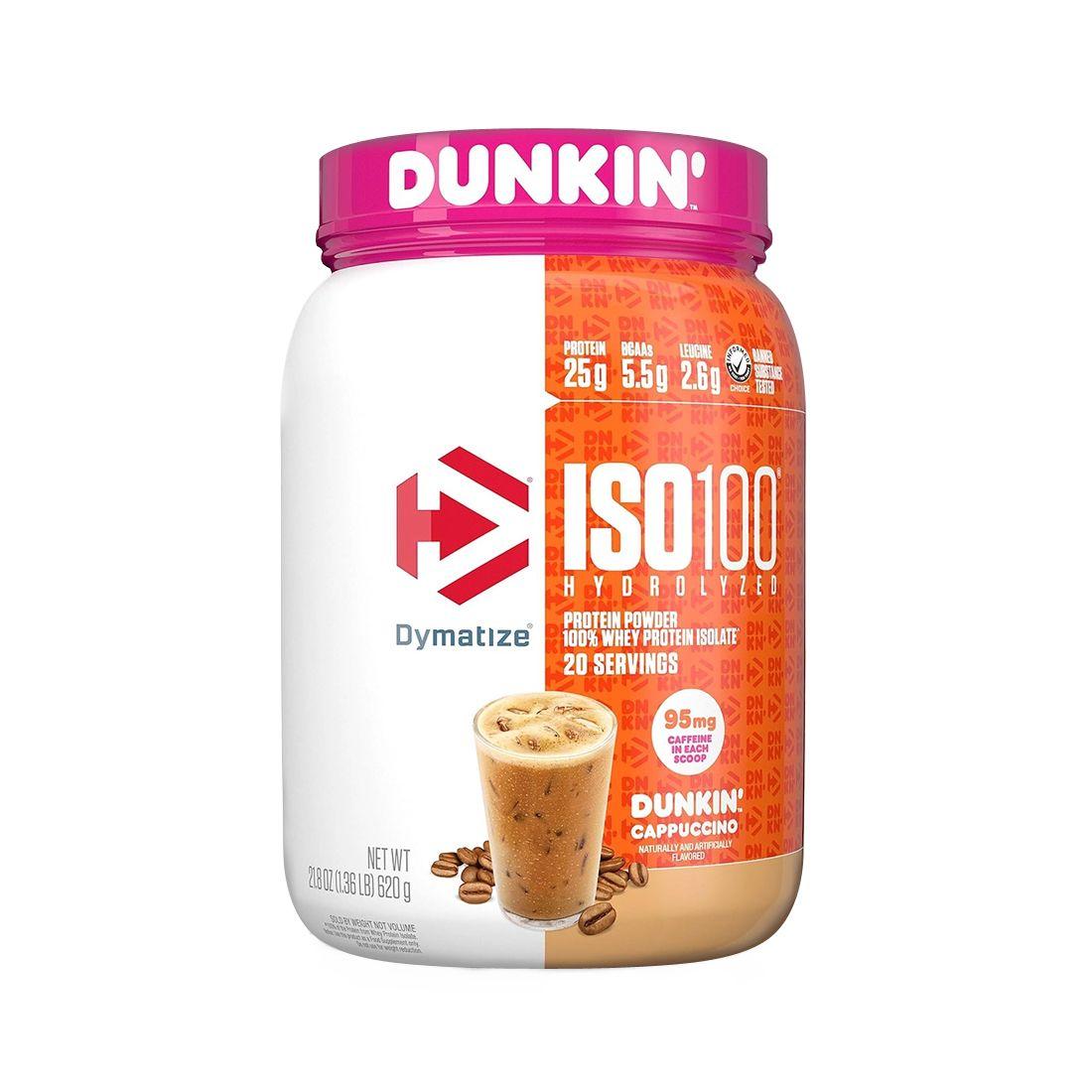 Iso 100 1.4 lb Dunkin Cappuccino - Dymatize Nutrition-0