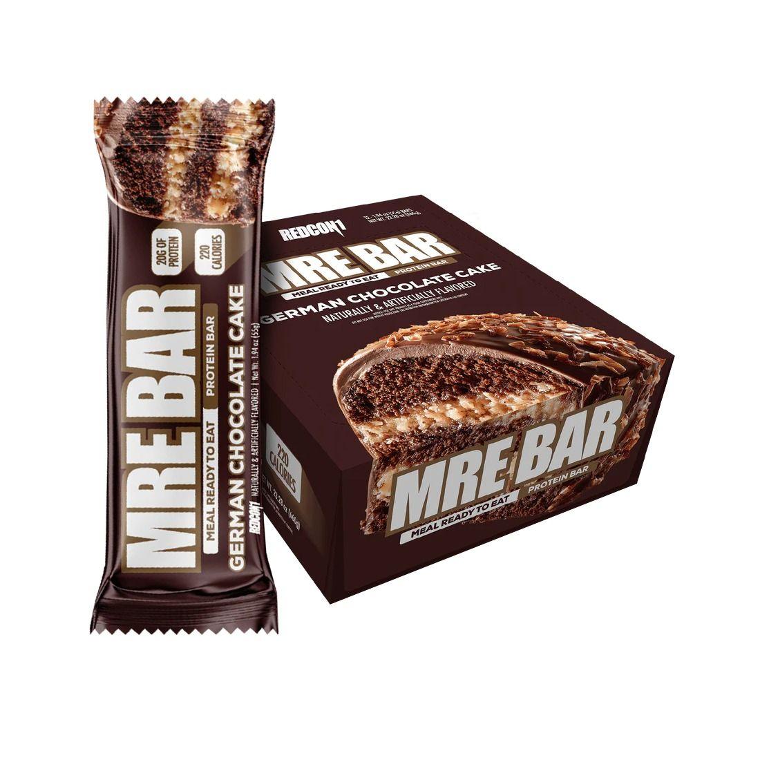 Caja MRE Protein Bar German Chocolate - Redcon1-0