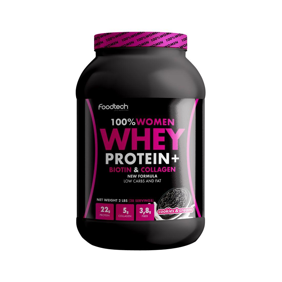 100% Women Whey 2lbs - Cookies and Cream-0