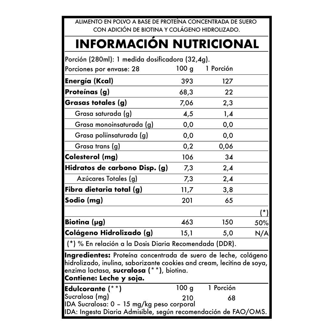 100% Women Whey 2lbs - Cookies and Cream-1