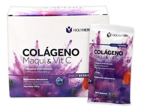 Colageno Maqui & Vit C 30 Sobres - Holy Herbs-0