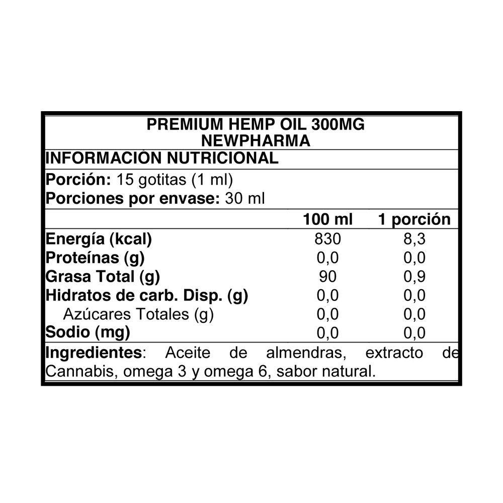 Aceite Sublingual de HEMP 300 mg - NewPaharma-1