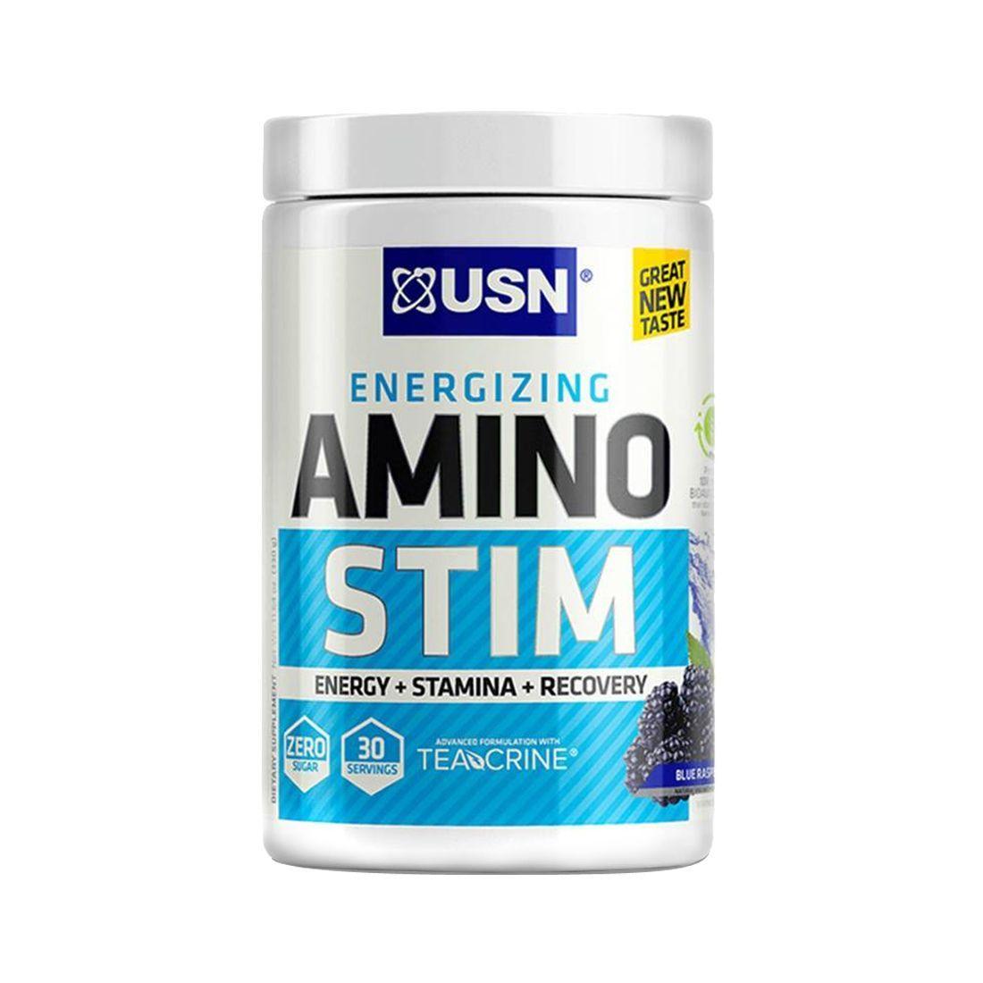 Amino stim 30 svs -usn Blue raspberry-0