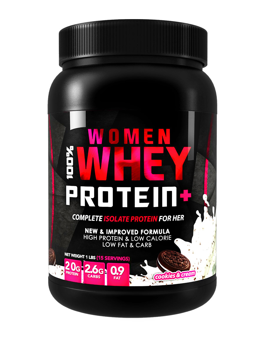 100% Women Whey 1lbs -Cookies and Cream-0