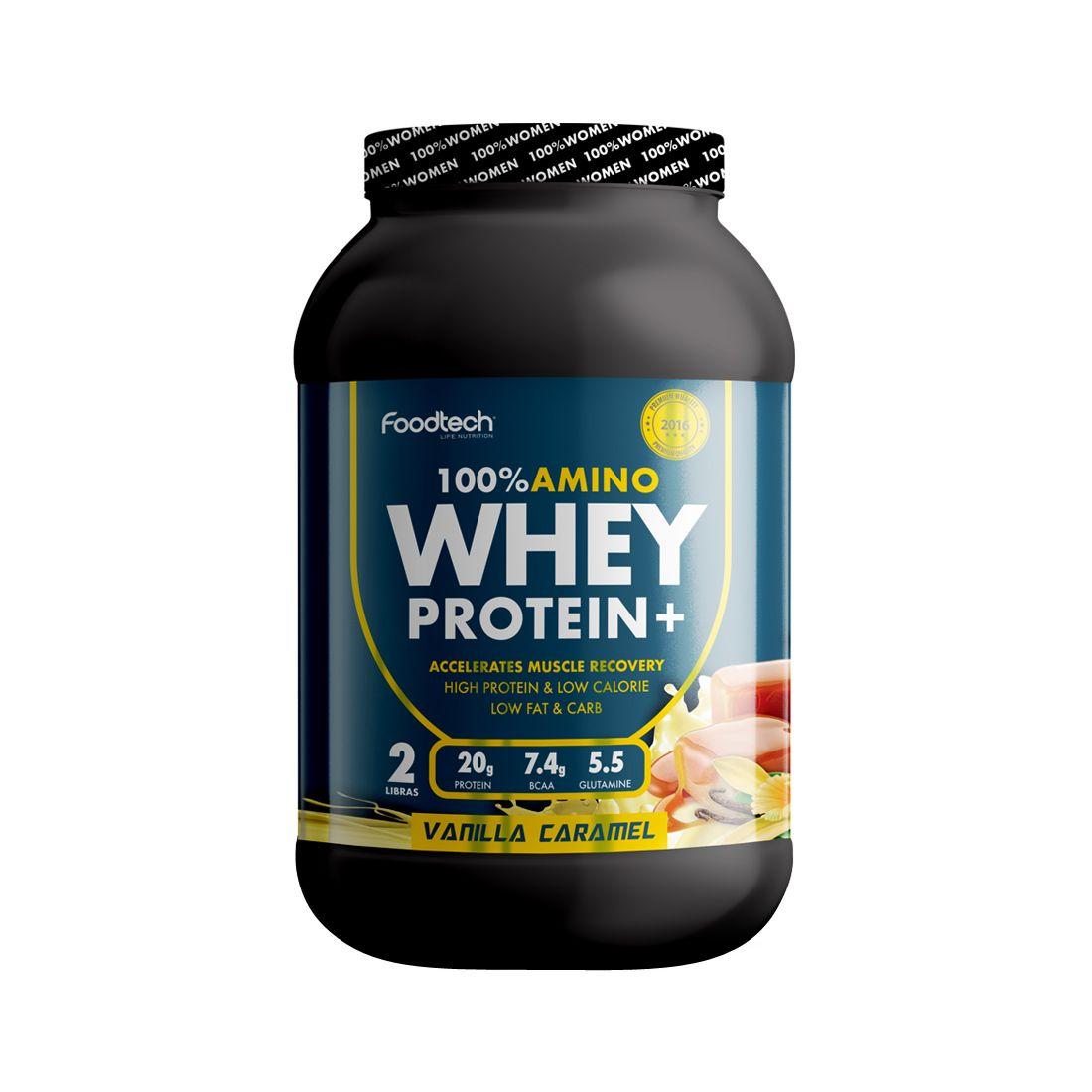 100% Amino Whey Protein 2 lb - Foodtech Vainilla-0