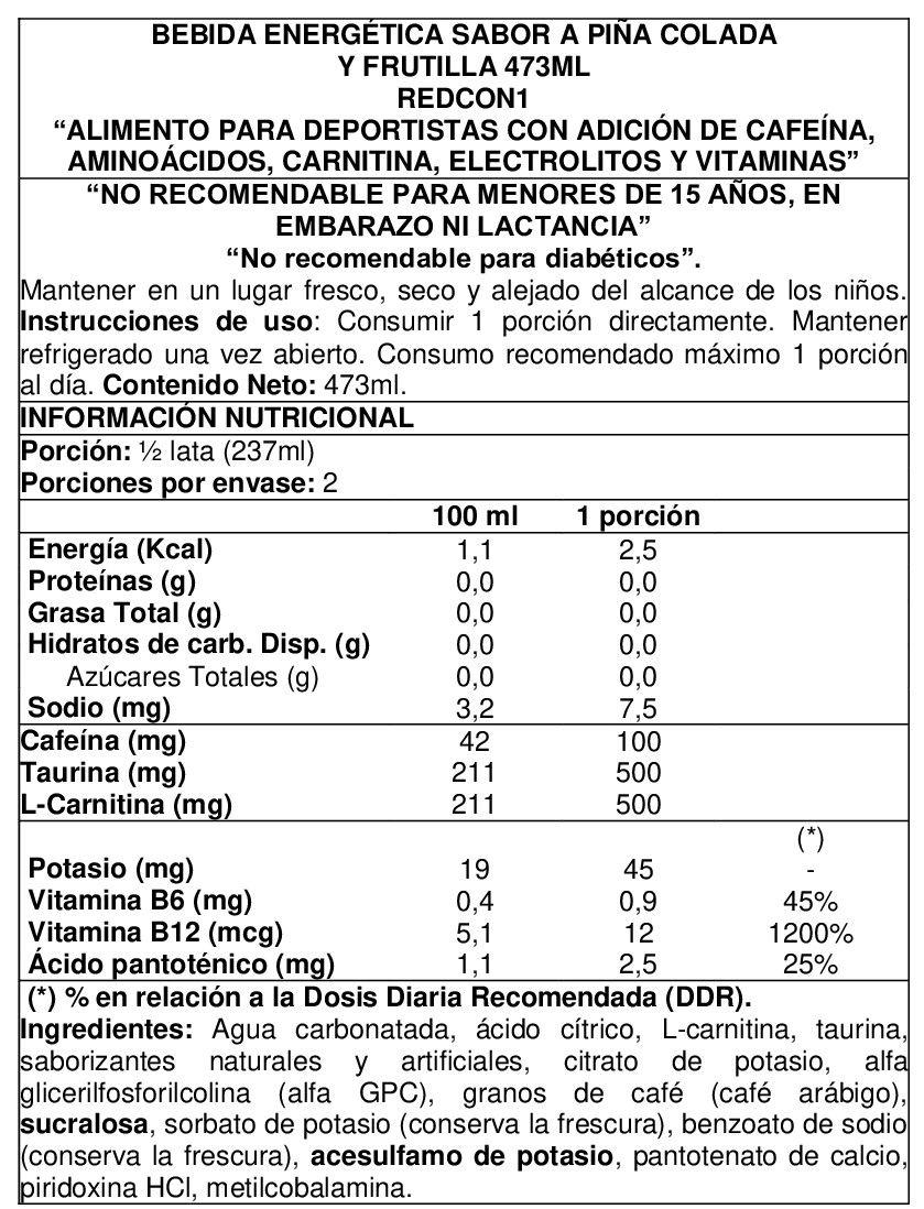 Caja High P. Energy 12 Unid Vice City - Redcon1-1