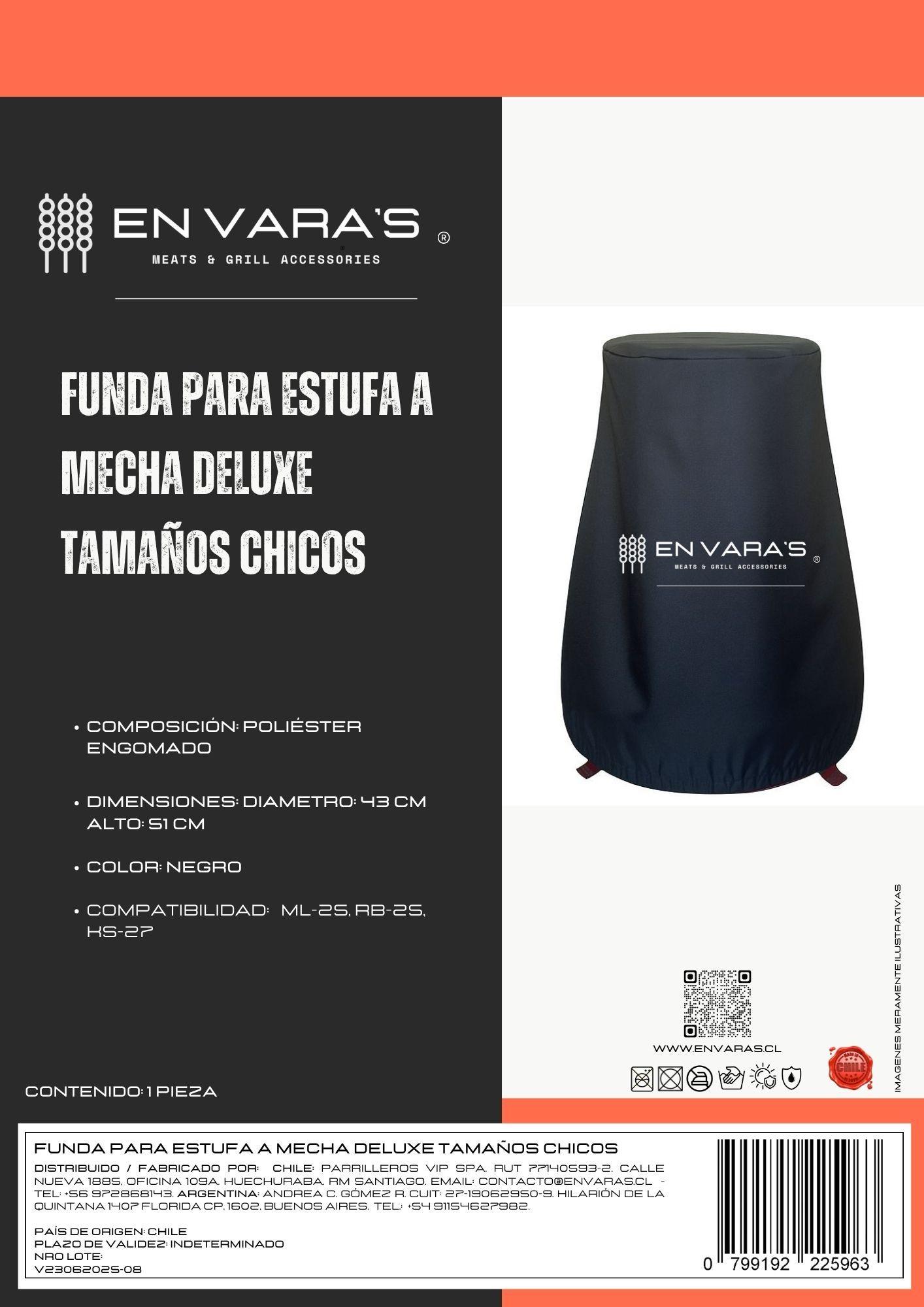 Funda para Estufa A Mecha Deluxe Tamaños chicos-2