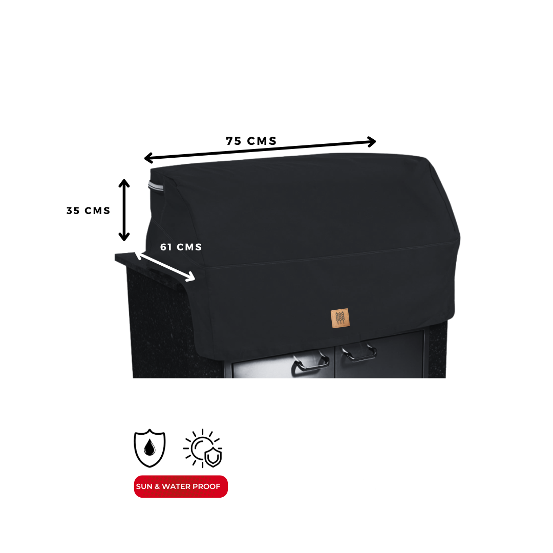 Funda cobertor para parrilla / parrillera empotrada 2-3 quemadores Talla S-2