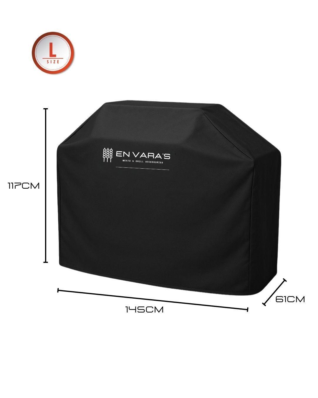 Funda cobertor para parrilla / parrillera 4-5 quemadores. Talla L -  water & sun proof-3